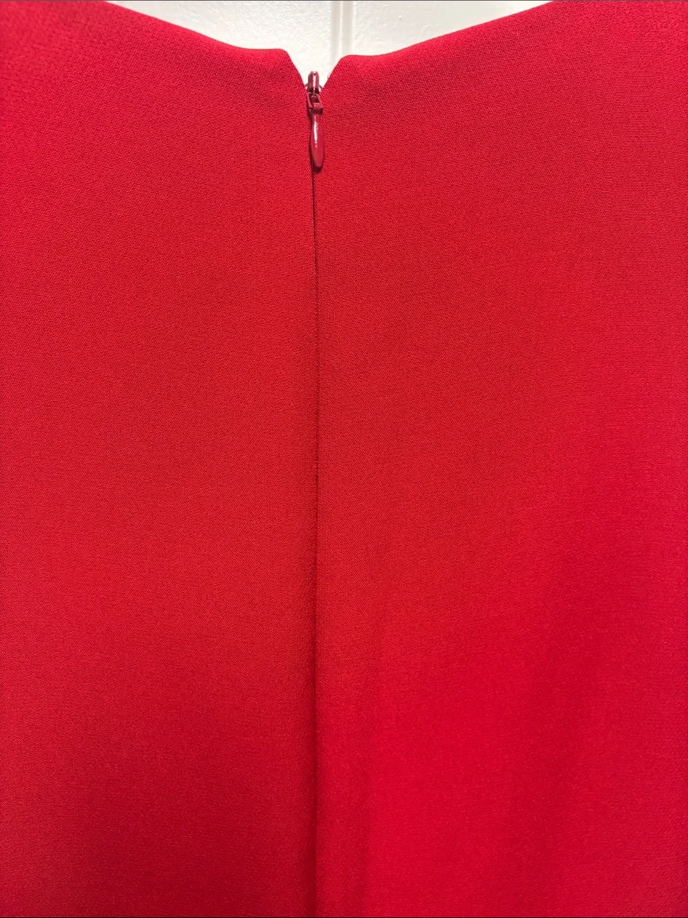 Express Red Sleeveless V-Neck Wide-Leg Jumpsuit